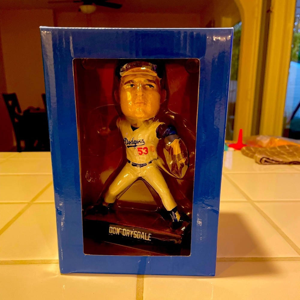 Brand new DOn Drysdale bobblehead